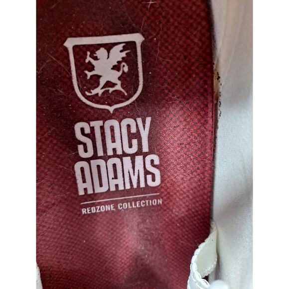 Stacy Adams Men's White Synchro Casual Lace‎ Up Elegant Sneaker Shoes Size 10 - Picture 7 of 10